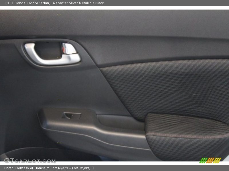 Alabaster Silver Metallic / Black 2013 Honda Civic Si Sedan