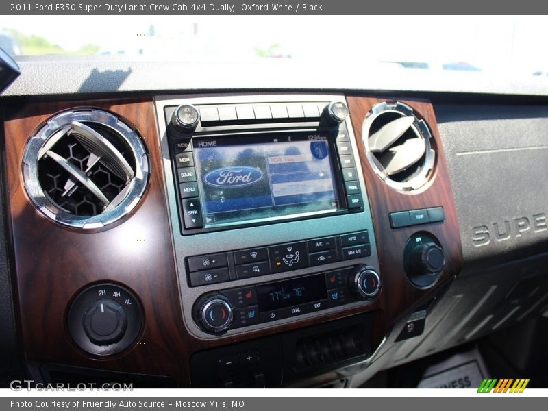 Oxford White / Black 2011 Ford F350 Super Duty Lariat Crew Cab 4x4 Dually