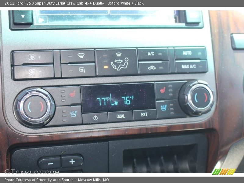 Oxford White / Black 2011 Ford F350 Super Duty Lariat Crew Cab 4x4 Dually