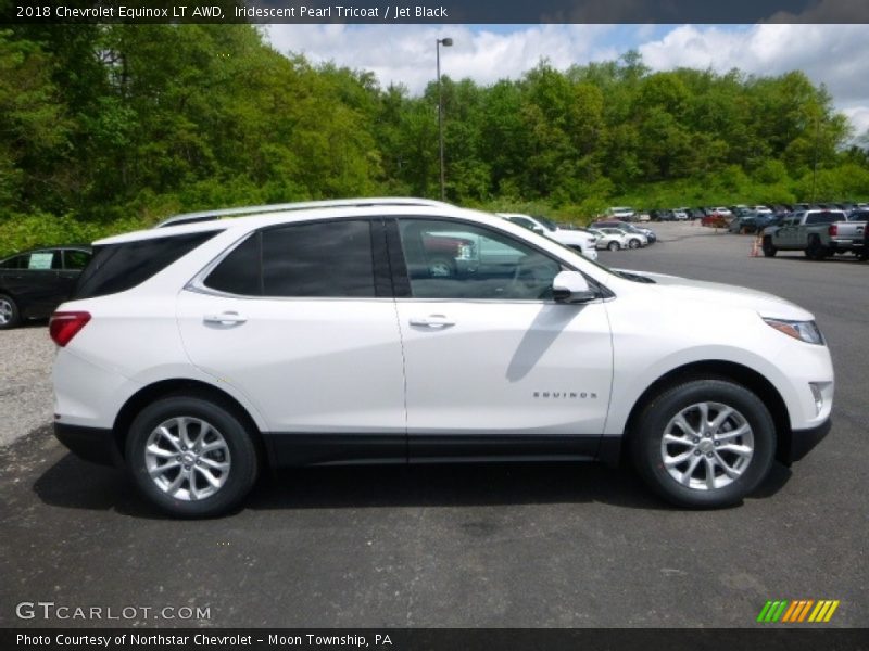 Iridescent Pearl Tricoat / Jet Black 2018 Chevrolet Equinox LT AWD