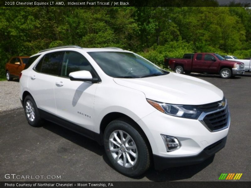 Iridescent Pearl Tricoat / Jet Black 2018 Chevrolet Equinox LT AWD