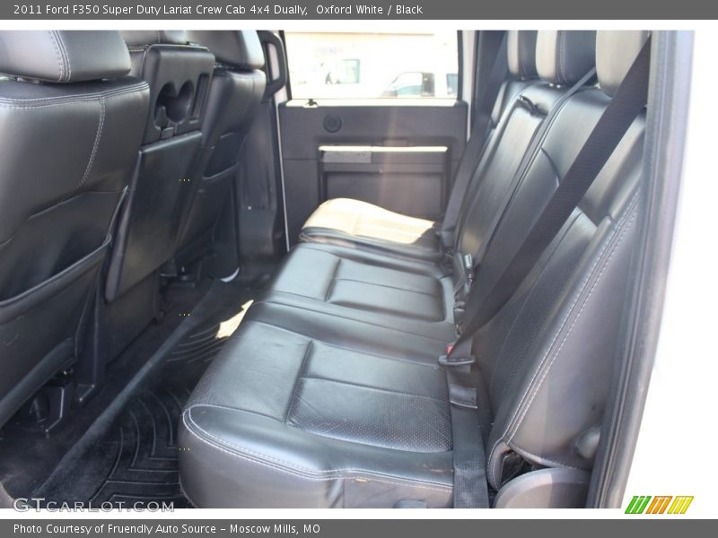 Oxford White / Black 2011 Ford F350 Super Duty Lariat Crew Cab 4x4 Dually