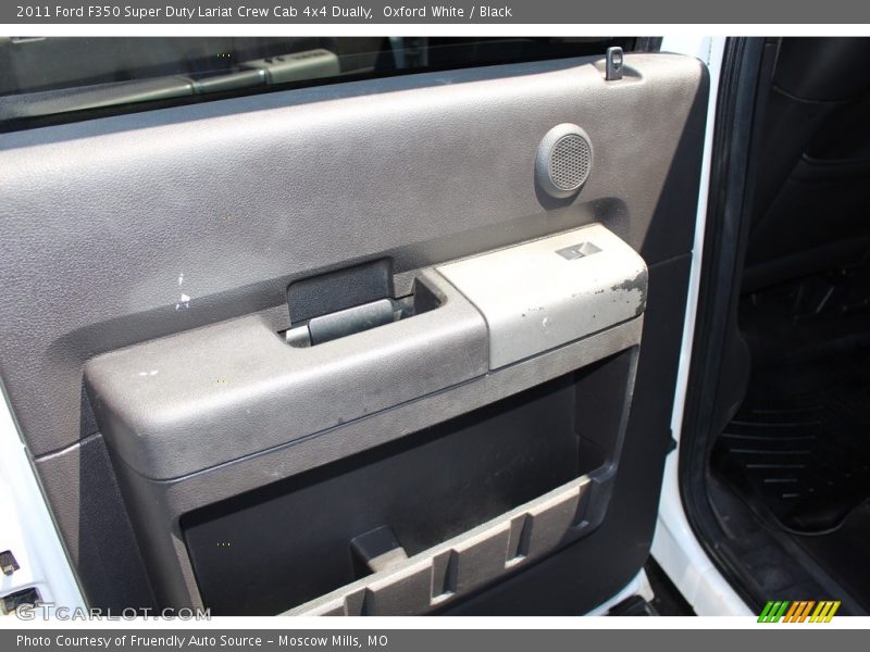 Oxford White / Black 2011 Ford F350 Super Duty Lariat Crew Cab 4x4 Dually