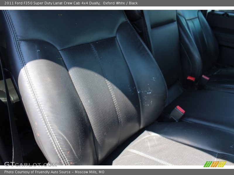 Oxford White / Black 2011 Ford F350 Super Duty Lariat Crew Cab 4x4 Dually