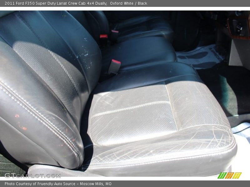 Oxford White / Black 2011 Ford F350 Super Duty Lariat Crew Cab 4x4 Dually