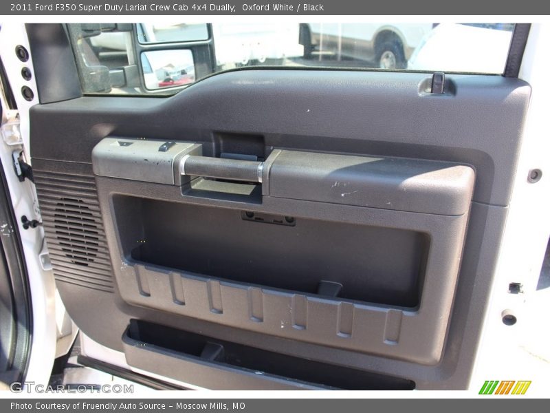 Oxford White / Black 2011 Ford F350 Super Duty Lariat Crew Cab 4x4 Dually