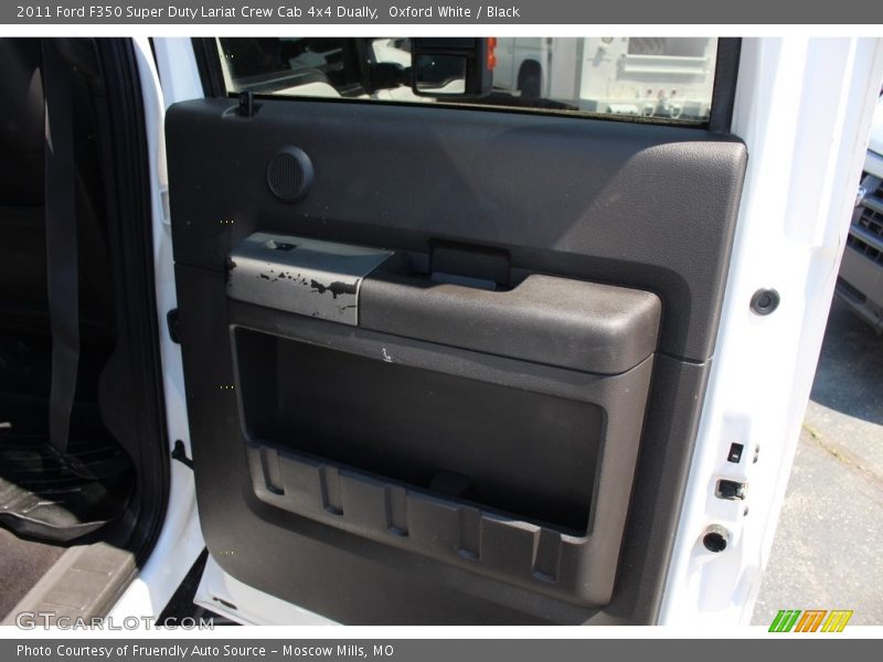 Oxford White / Black 2011 Ford F350 Super Duty Lariat Crew Cab 4x4 Dually