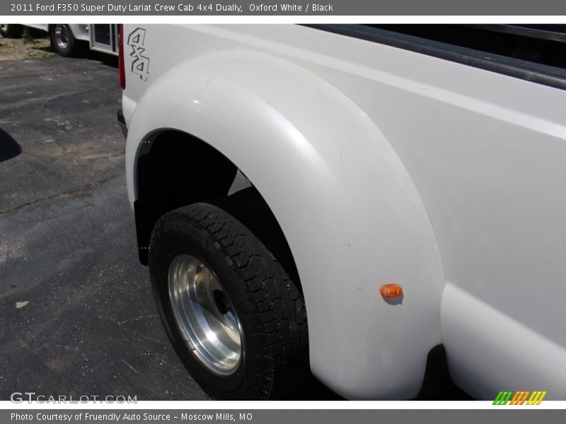 Oxford White / Black 2011 Ford F350 Super Duty Lariat Crew Cab 4x4 Dually
