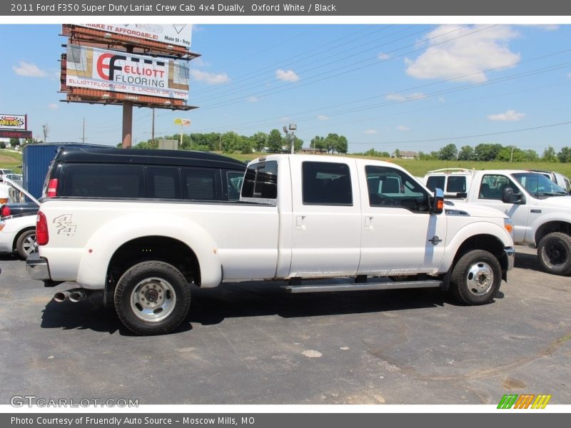 Oxford White / Black 2011 Ford F350 Super Duty Lariat Crew Cab 4x4 Dually