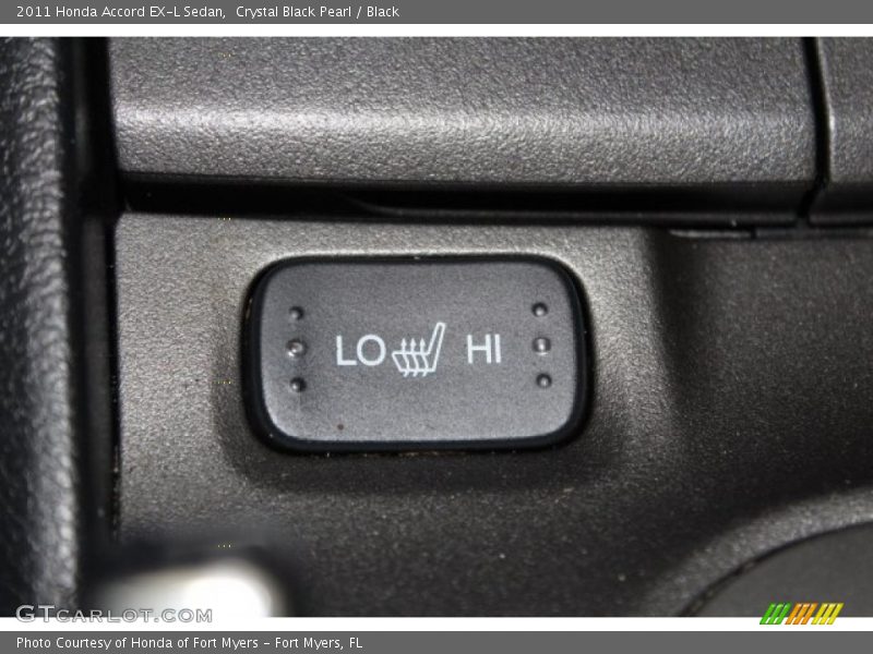 Crystal Black Pearl / Black 2011 Honda Accord EX-L Sedan