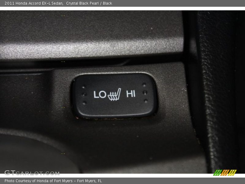 Crystal Black Pearl / Black 2011 Honda Accord EX-L Sedan