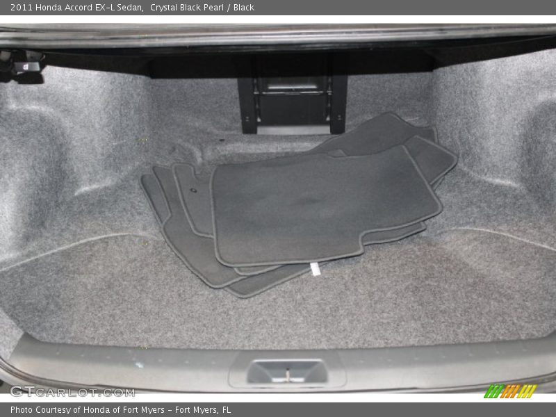 Crystal Black Pearl / Black 2011 Honda Accord EX-L Sedan