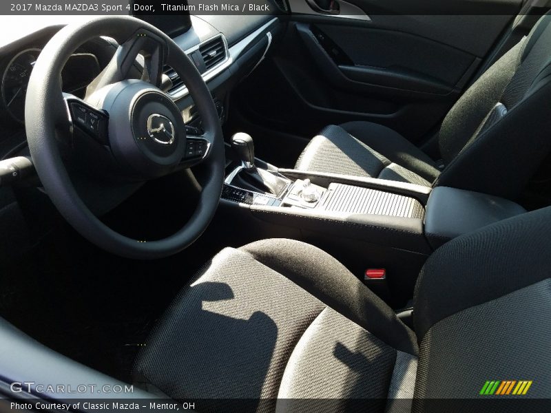 Titanium Flash Mica / Black 2017 Mazda MAZDA3 Sport 4 Door