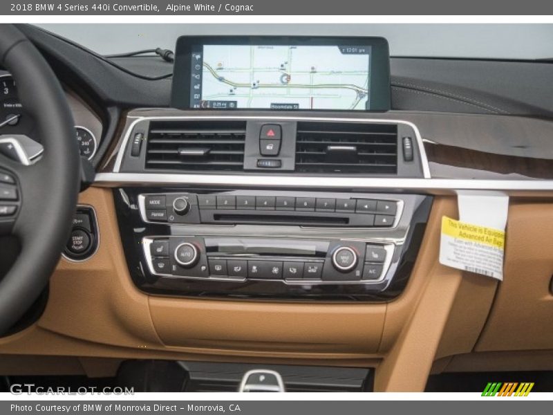 Alpine White / Cognac 2018 BMW 4 Series 440i Convertible