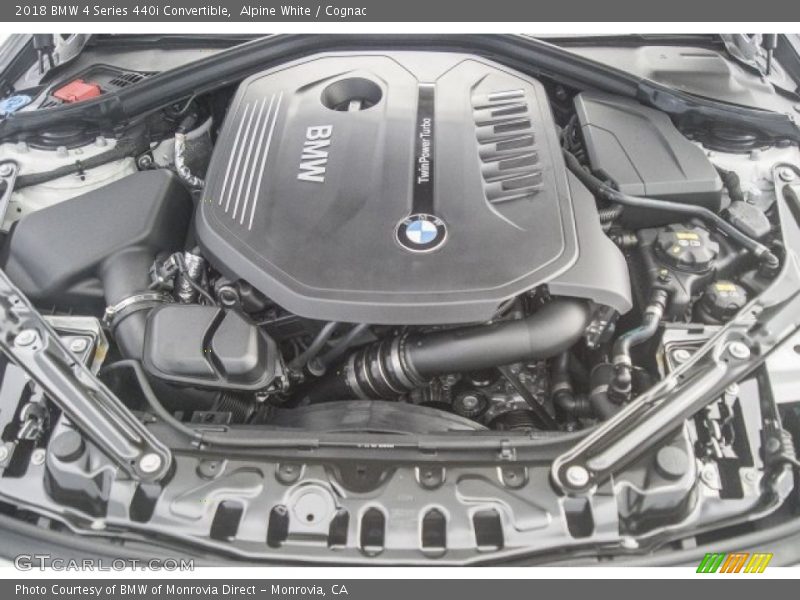  2018 4 Series 440i Convertible Engine - 3.0 Liter DI TwinPower Turbocharged DOHC 24-Valve VVT Inline 6 Cylinder
