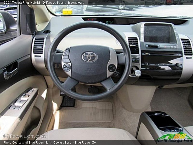 Driftwood Pearl / Brown/Ivory 2004 Toyota Prius Hybrid