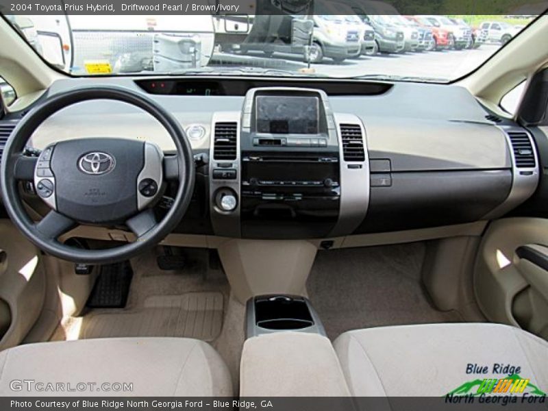 Driftwood Pearl / Brown/Ivory 2004 Toyota Prius Hybrid