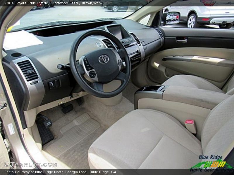 Driftwood Pearl / Brown/Ivory 2004 Toyota Prius Hybrid
