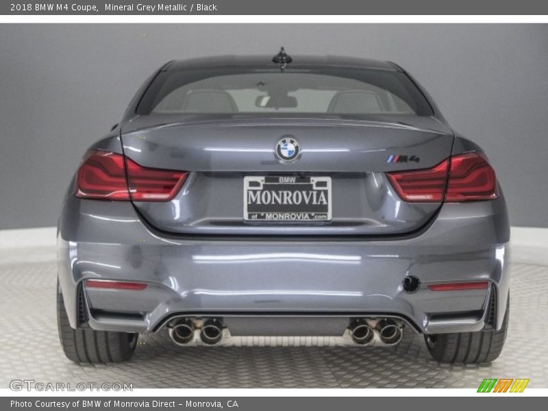 Mineral Grey Metallic / Black 2018 BMW M4 Coupe