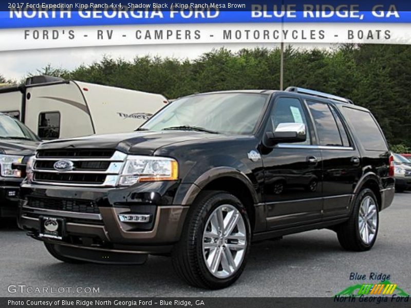 Shadow Black / King Ranch Mesa Brown 2017 Ford Expedition King Ranch 4x4
