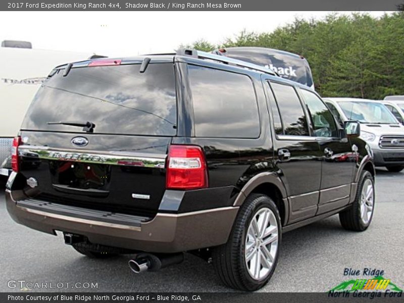 Shadow Black / King Ranch Mesa Brown 2017 Ford Expedition King Ranch 4x4