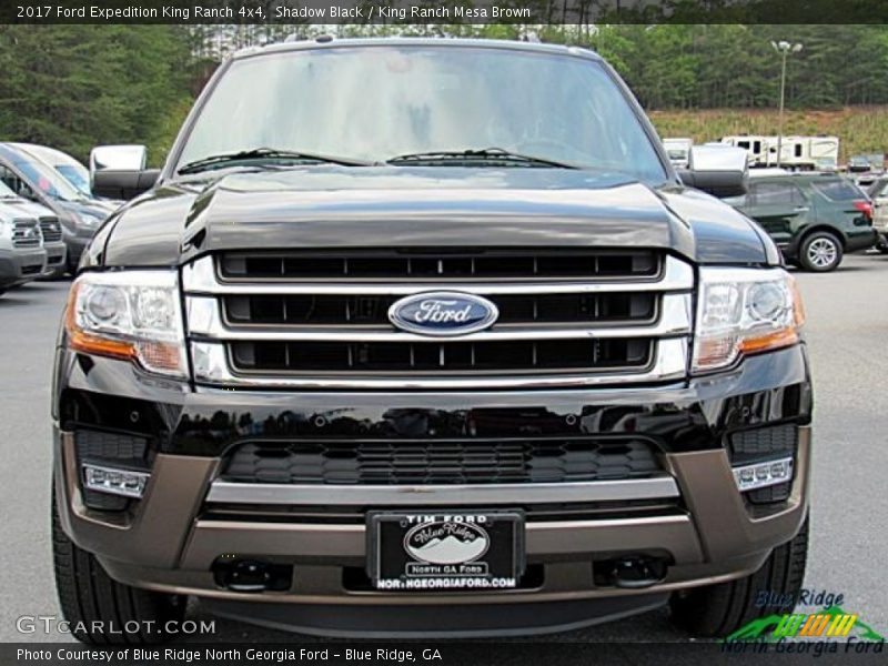 Shadow Black / King Ranch Mesa Brown 2017 Ford Expedition King Ranch 4x4