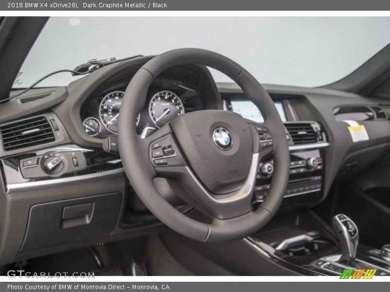 Dark Graphite Metallic / Black 2018 BMW X4 xDrive28i