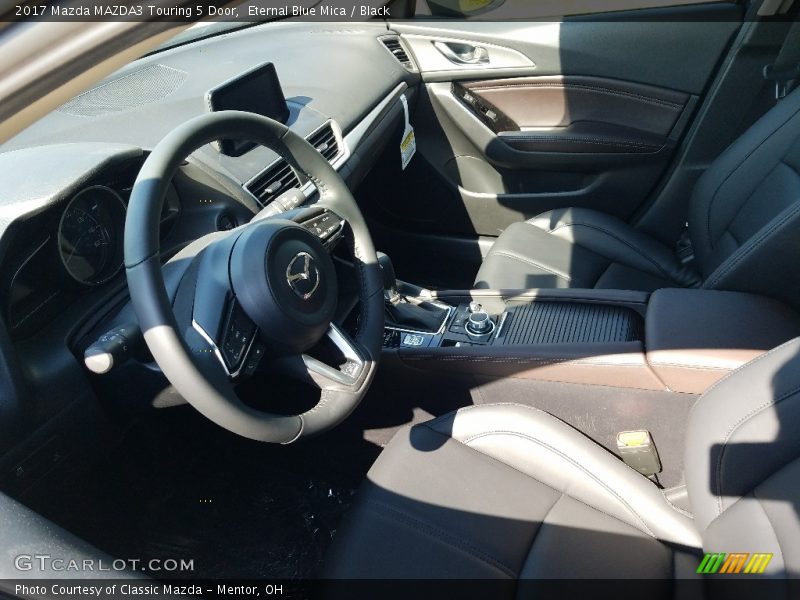 Eternal Blue Mica / Black 2017 Mazda MAZDA3 Touring 5 Door