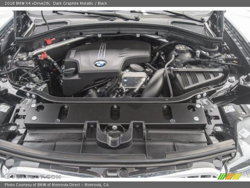 Dark Graphite Metallic / Black 2018 BMW X4 xDrive28i