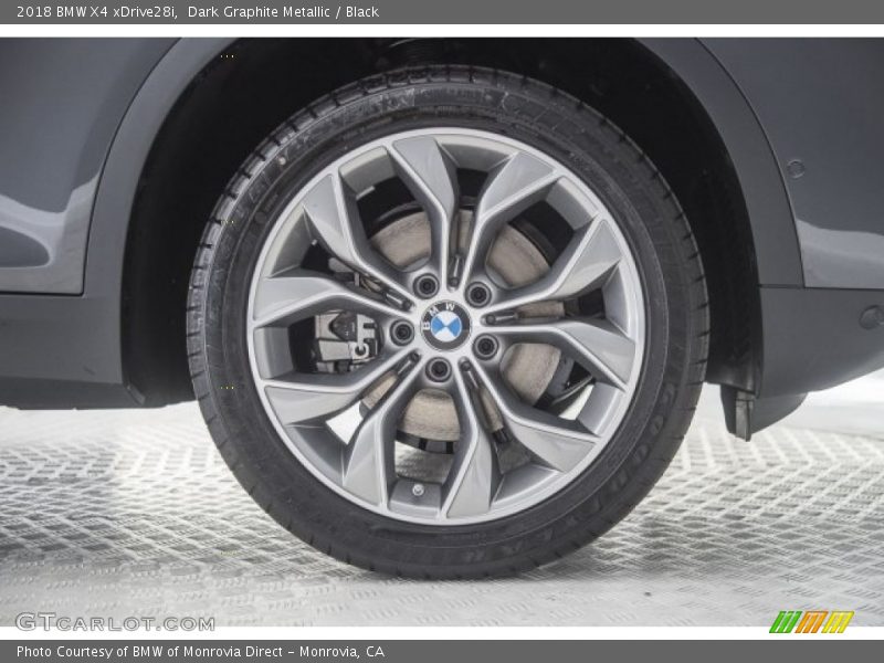 Dark Graphite Metallic / Black 2018 BMW X4 xDrive28i