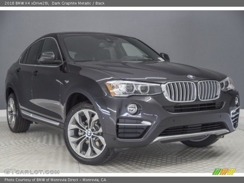 Dark Graphite Metallic / Black 2018 BMW X4 xDrive28i