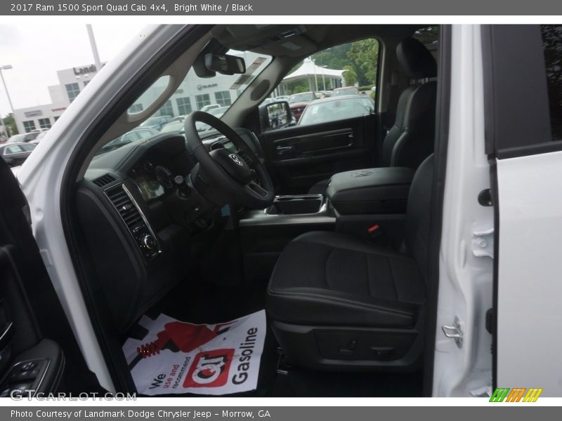 Bright White / Black 2017 Ram 1500 Sport Quad Cab 4x4