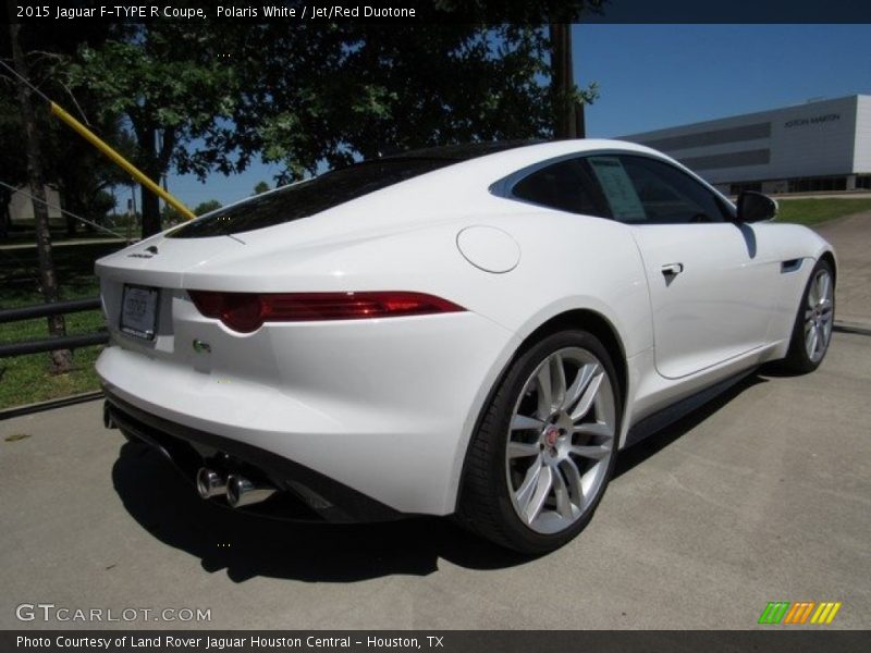 Polaris White / Jet/Red Duotone 2015 Jaguar F-TYPE R Coupe