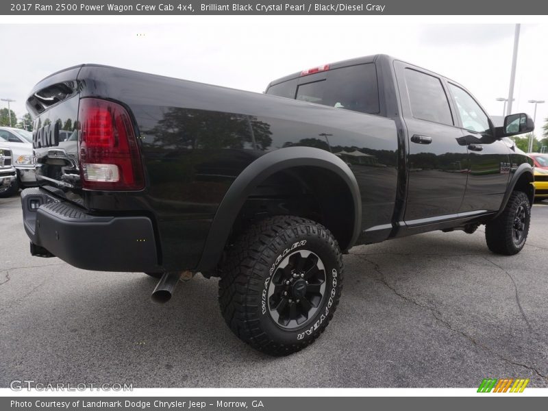 Brilliant Black Crystal Pearl / Black/Diesel Gray 2017 Ram 2500 Power Wagon Crew Cab 4x4