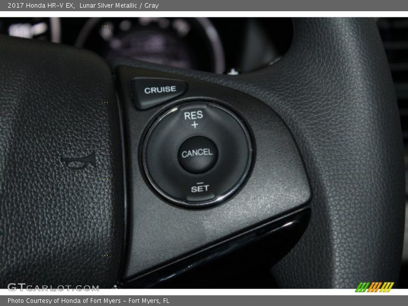 Lunar Silver Metallic / Gray 2017 Honda HR-V EX