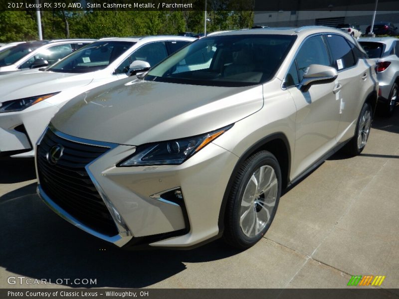 Satin Cashmere Metallic / Parchment 2017 Lexus RX 350 AWD