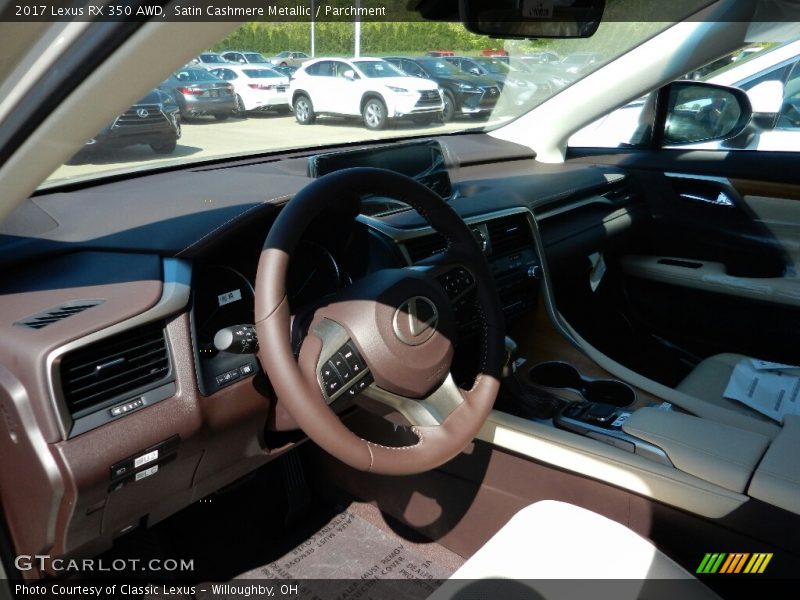 Satin Cashmere Metallic / Parchment 2017 Lexus RX 350 AWD