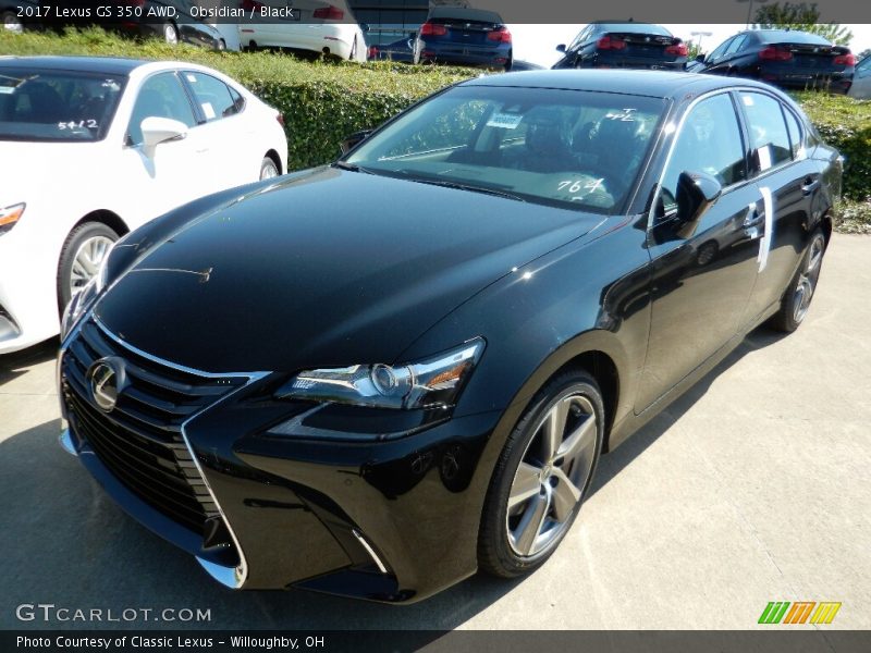 Obsidian / Black 2017 Lexus GS 350 AWD