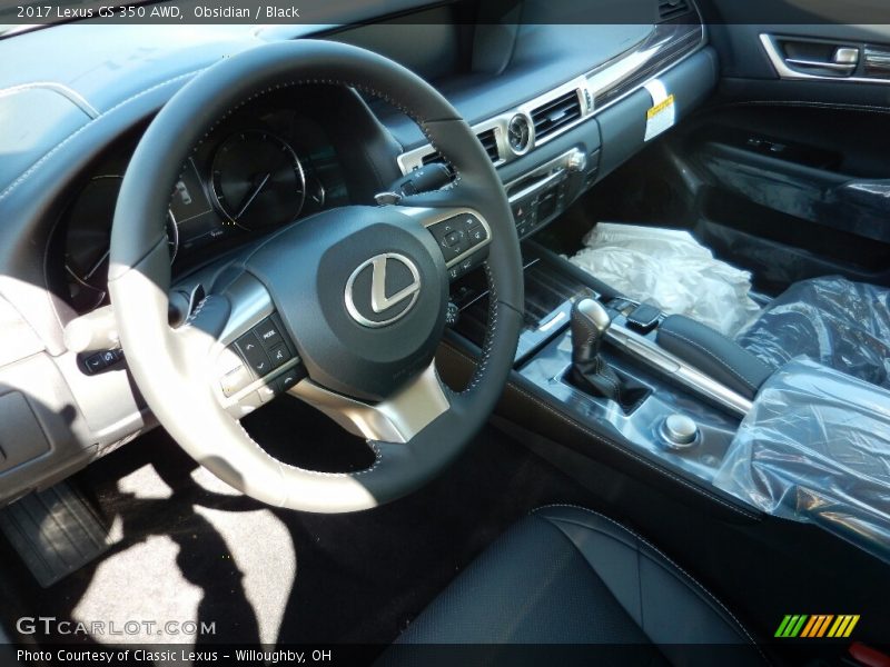 Obsidian / Black 2017 Lexus GS 350 AWD