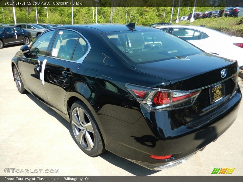 Obsidian / Black 2017 Lexus GS 350 AWD