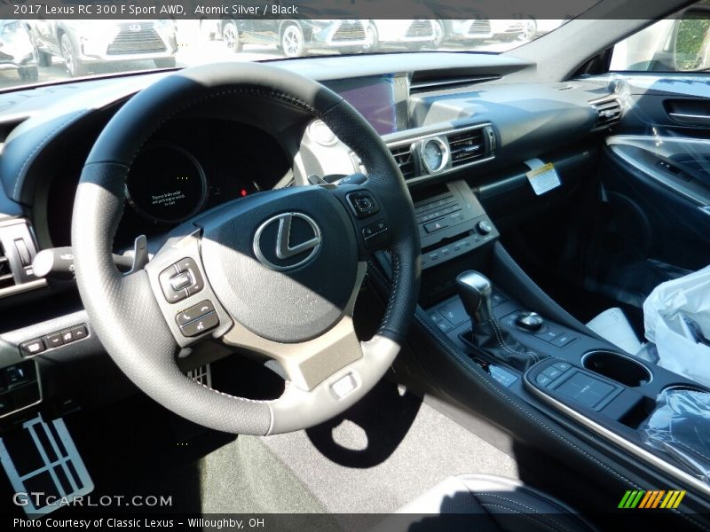 Atomic Silver / Black 2017 Lexus RC 300 F Sport AWD