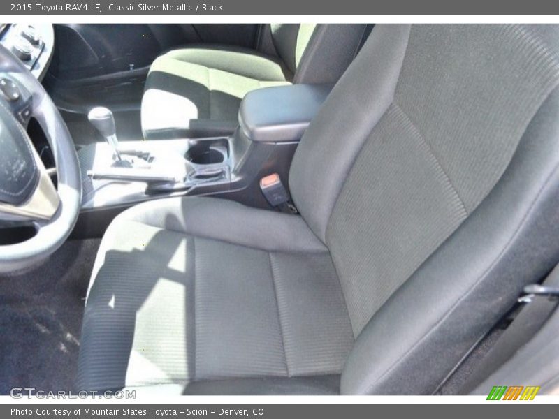 Classic Silver Metallic / Black 2015 Toyota RAV4 LE