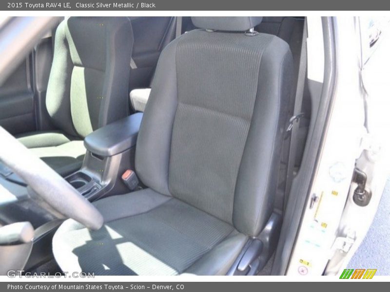 Classic Silver Metallic / Black 2015 Toyota RAV4 LE