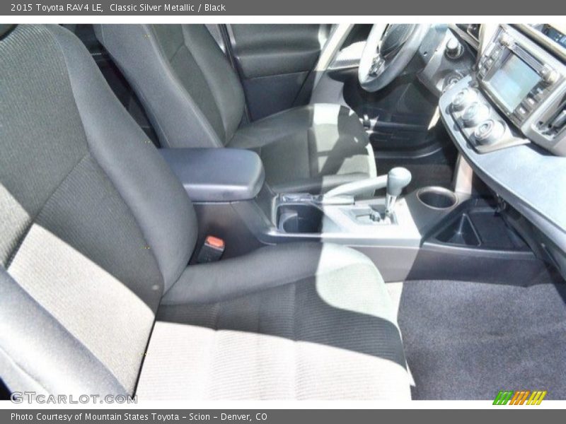 Classic Silver Metallic / Black 2015 Toyota RAV4 LE