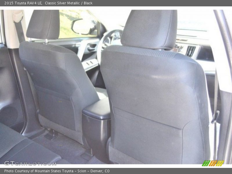 Classic Silver Metallic / Black 2015 Toyota RAV4 LE