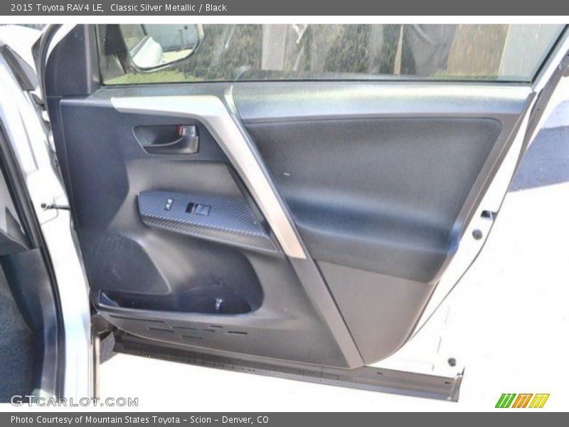 Classic Silver Metallic / Black 2015 Toyota RAV4 LE