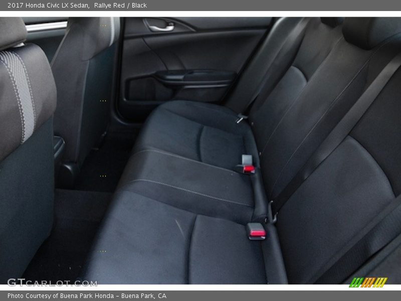 Rallye Red / Black 2017 Honda Civic LX Sedan