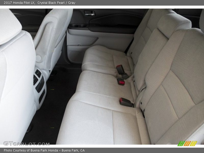 Crystal Black Pearl / Gray 2017 Honda Pilot LX