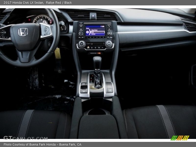 Rallye Red / Black 2017 Honda Civic LX Sedan