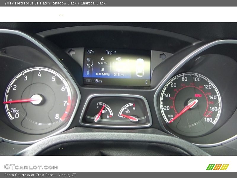 Shadow Black / Charcoal Black 2017 Ford Focus ST Hatch